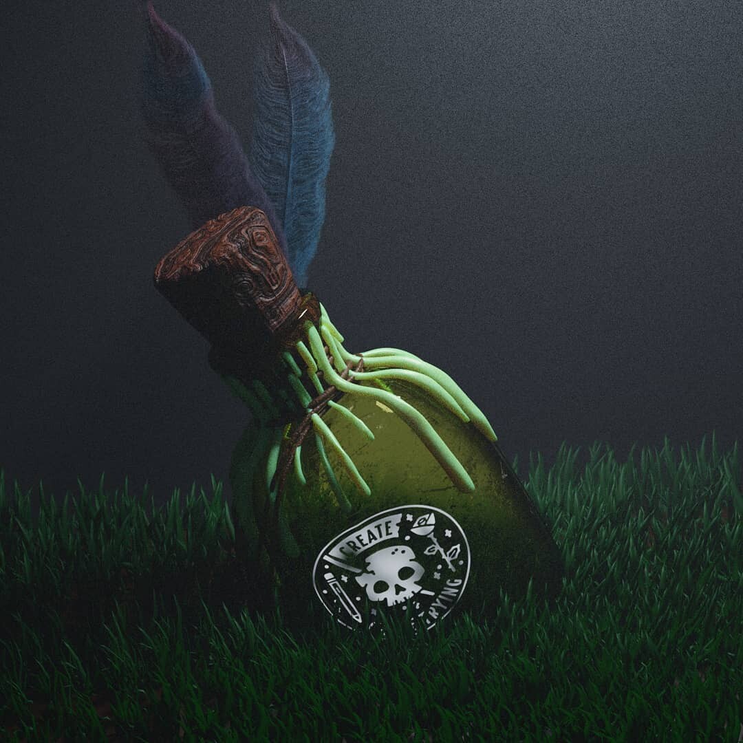 Magical Potion — Blender 3D render
